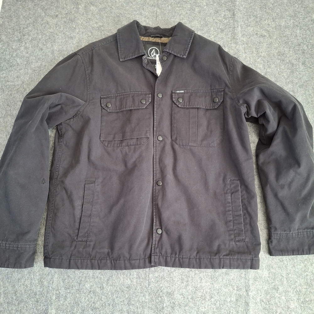 Volcom Quilted Black Jacket